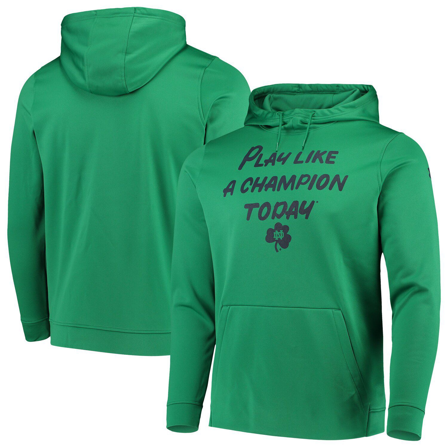 kelly green under armour hoodie