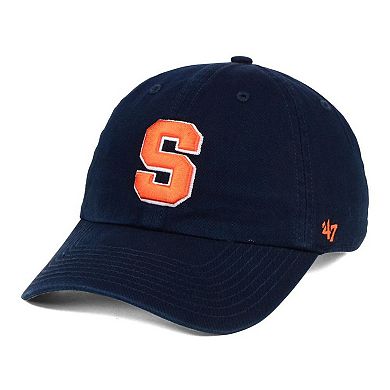 Men's '47 Navy Syracuse Orange Clean Up Adjustable Hat