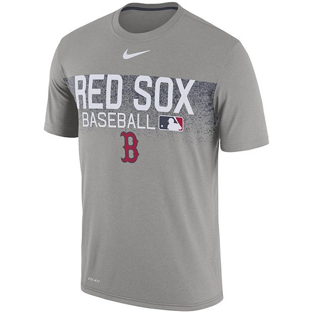 Men's Nike Gray Boston Red Sox Authentic Collection Legend Team Issued  Performance T-Shirt