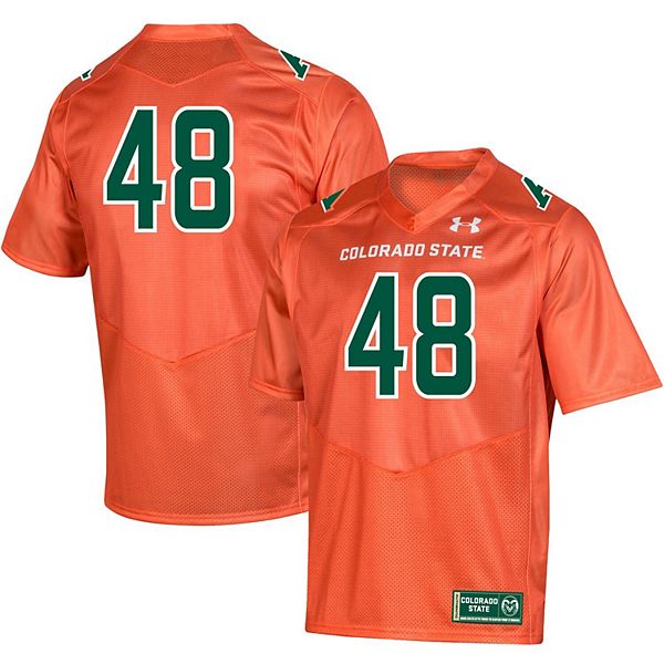 Men's Under Armour #48 Green Colorado State Rams Replica Football Jersey