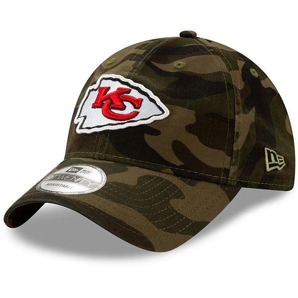 New Era KC Chiefs Tonal Camo 5950 Flatbill Fitted Cap in Camo, Size: 7 5/8, Sold by Red Raider Outfitters