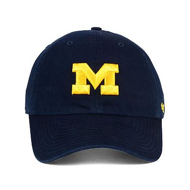 Michigan Wolverines '47 Primary Logo Clean Up Adjustable Hat - Navy