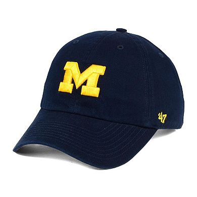 Michigan Wolverines '47 Primary Logo Clean Up Adjustable Hat - Navy