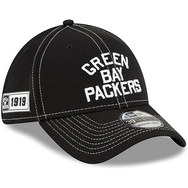 New Era Green Bay Packers Road Sideline 39Thirty Flexfit Hat