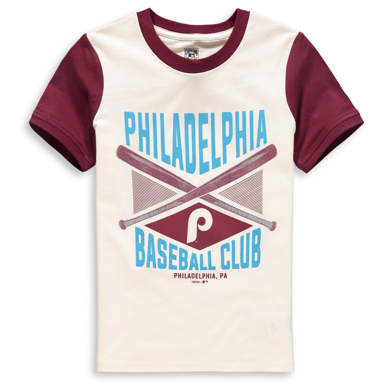 burgundy phillies jersey