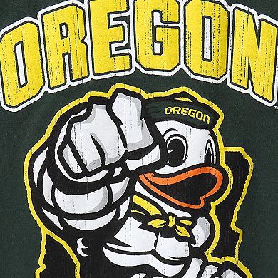 Youth Champion Green Oregon Ducks Strong Mascot T-Shirt