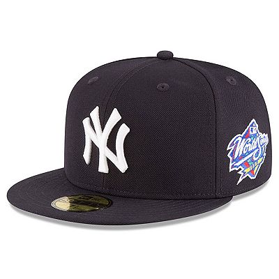 Men's New Era Navy New York Yankees 1998 World Series Wool