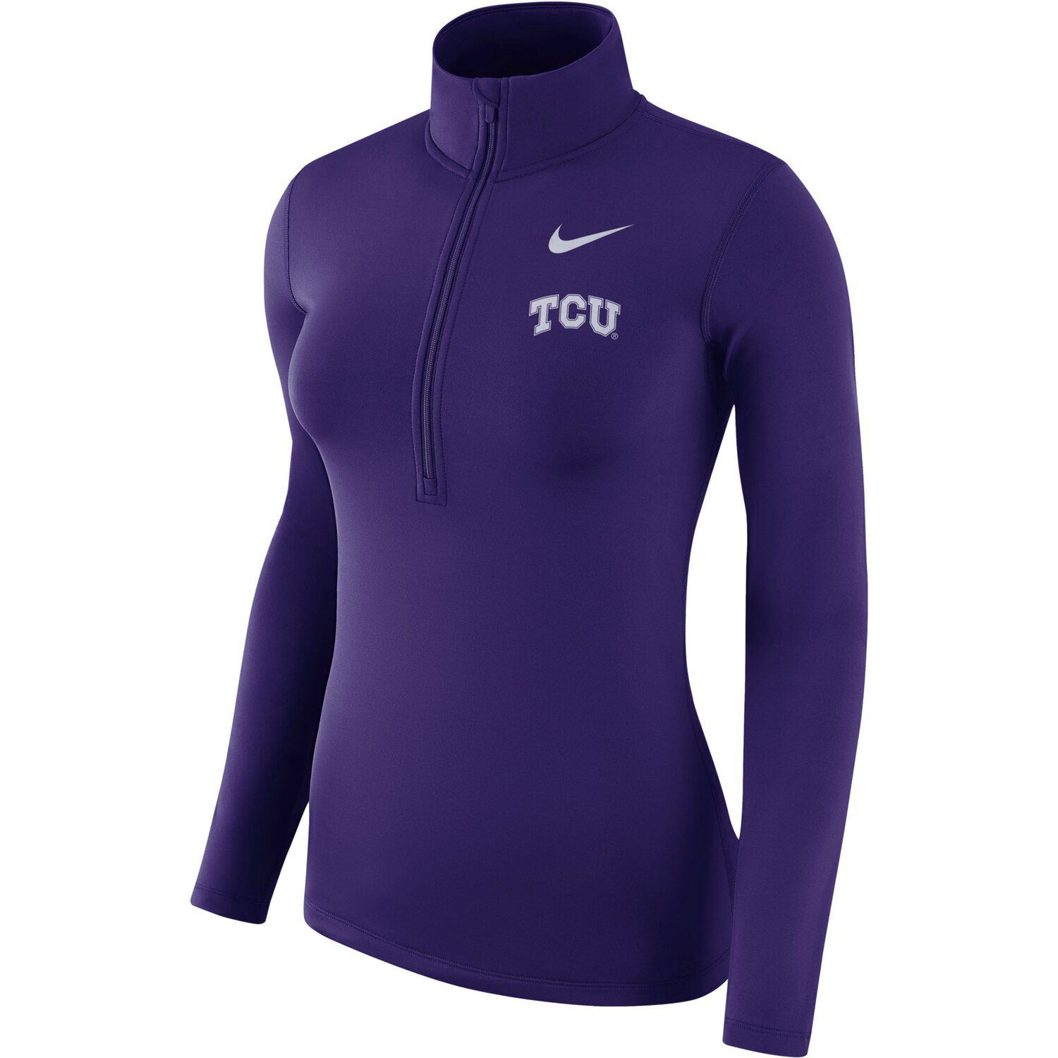 nike purple half zip