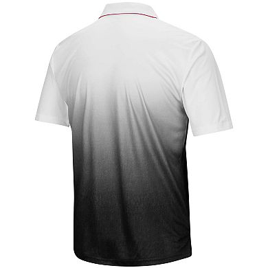 Men's Colosseum Heathered Gray Wisconsin Badgers Magic Team Logo Polo