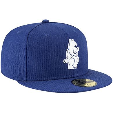 Men's New Era Royal Chicago Cubs Cooperstown Collection Wool 59FIFTY Fitted Hat