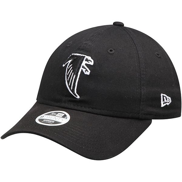 Women's New Era Black Atlanta Falcons Throwback Core Classic 9TWENTY  Adjustable Hat