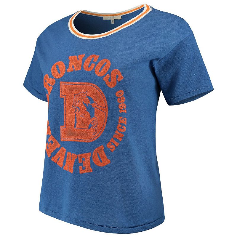 UPC 191764918424 product image for Women's Junk Food Royal Denver Broncos Kick Off Tri-Blend T-Shirt, Size: 2XL, Bl | upcitemdb.com