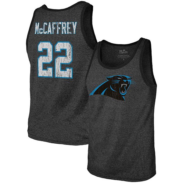 Men's Carolina Panthers Christian McCaffrey S Jersey T-Shirt Tee (Black)  Nike