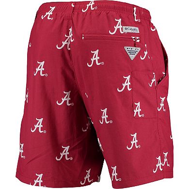 Men's Columbia PFG Crimson Alabama Crimson Tide Backcast II 8-in. Omni-Shade Hybrid Shorts