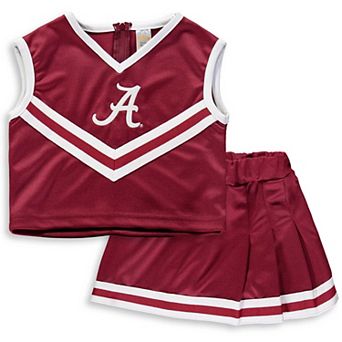 Girls Youth Crimson Alabama Crimson Tide Two-Piece Cheer Set