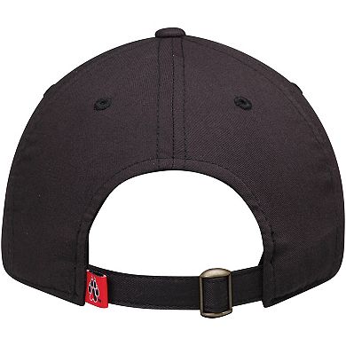 Men's Top of the World Black Northeastern Huskies Primary Logo Staple Adjustable Hat