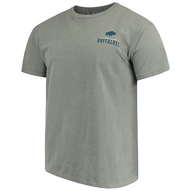 Men's Gray Colorado Buffaloes Local Comfort Color T-Shirt
