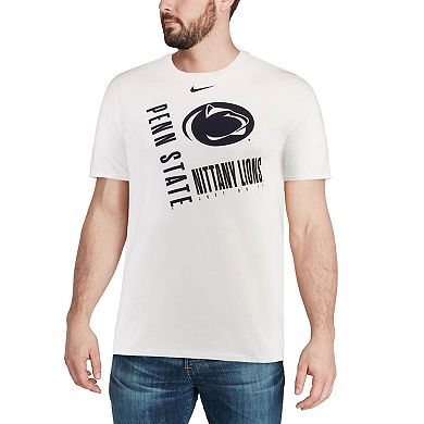 Men's Nike White Penn State Nittany Lions Performance Cotton Just Do It ...