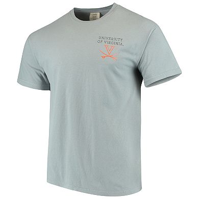Men's Gray Virginia Cavaliers Team Comfort Colors Campus Scenery T-Shirt