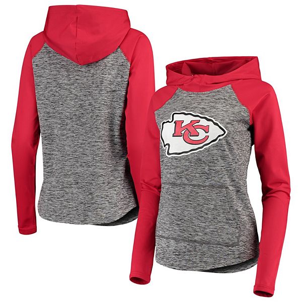 Women's G-III 4Her by Carl Banks Heathered Gray/Red Kansas City Chiefs ...