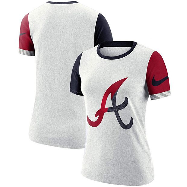 MLB Atlanta Braves Women's Slub T-Shirt - XS