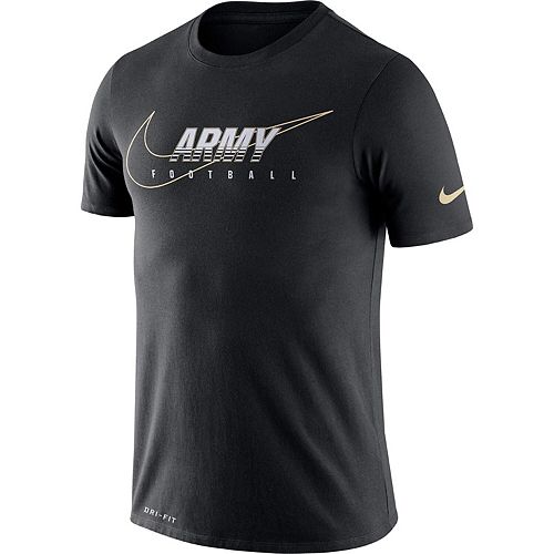 Men's Nike White/Black Army Black Knights Pinstripe Replica Full-Button Baseball Jersey