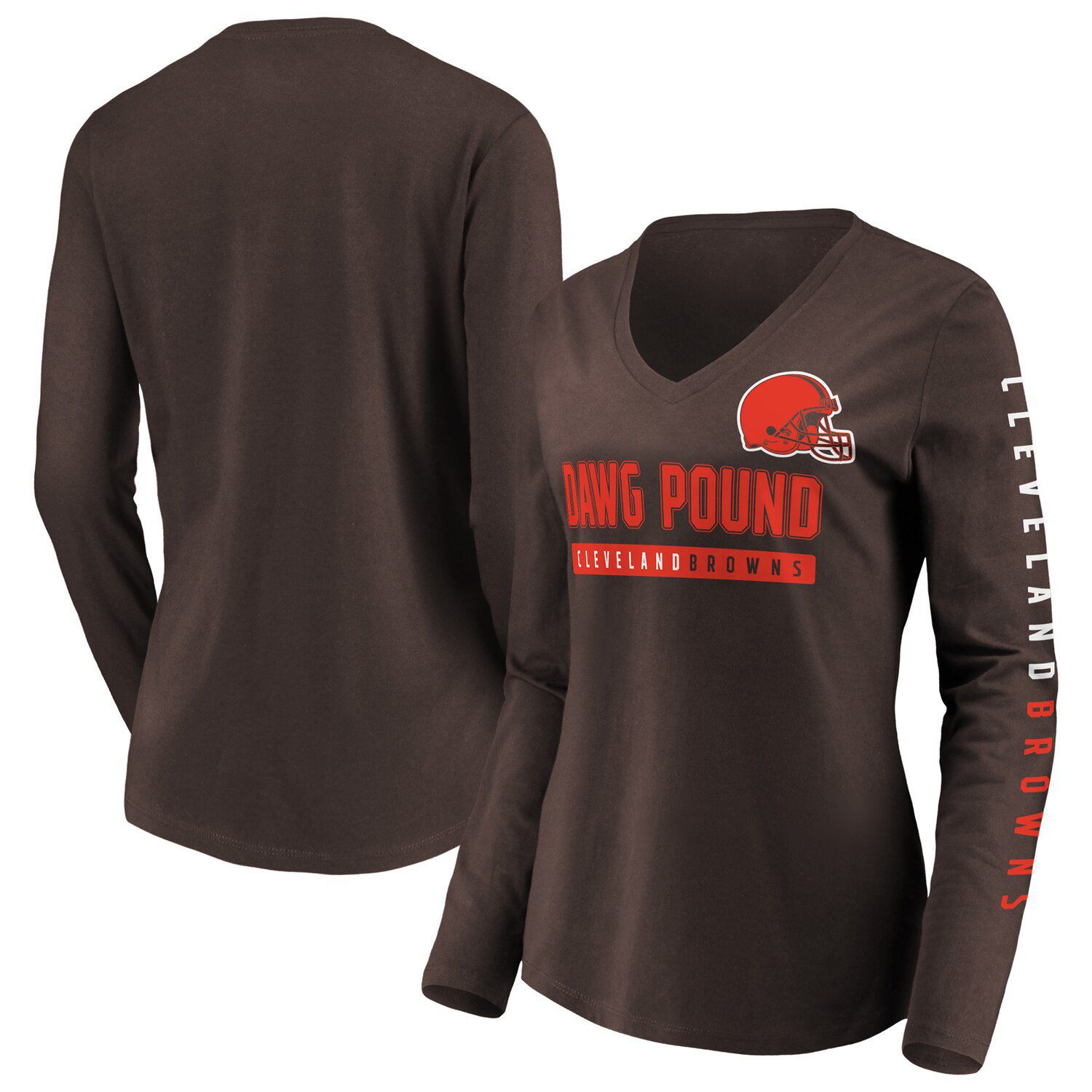 cleveland browns women's long sleeve shirt