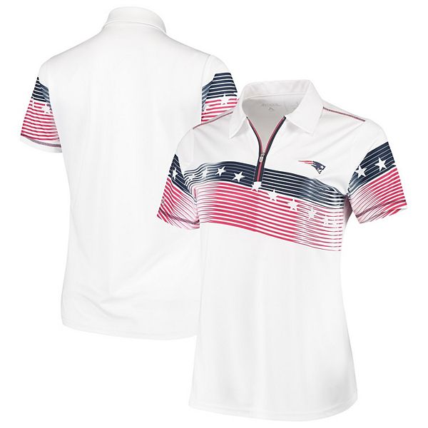 Baltimore Orioles Antigua Women's Liberty Polo - White/Navy