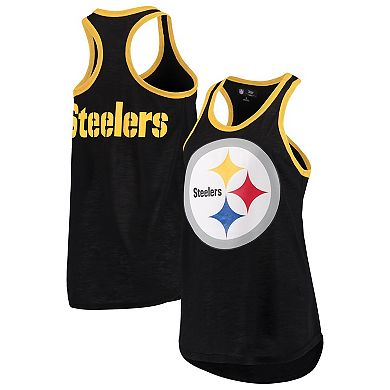 Women's G-III 4Her by Carl Banks Black Pittsburgh Steelers Tater Tank Top Size: Small