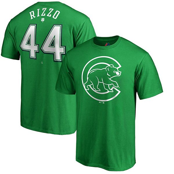 ANTHONY RIZZO Chicago Cubs Majestic Name & Number T-Shirt L