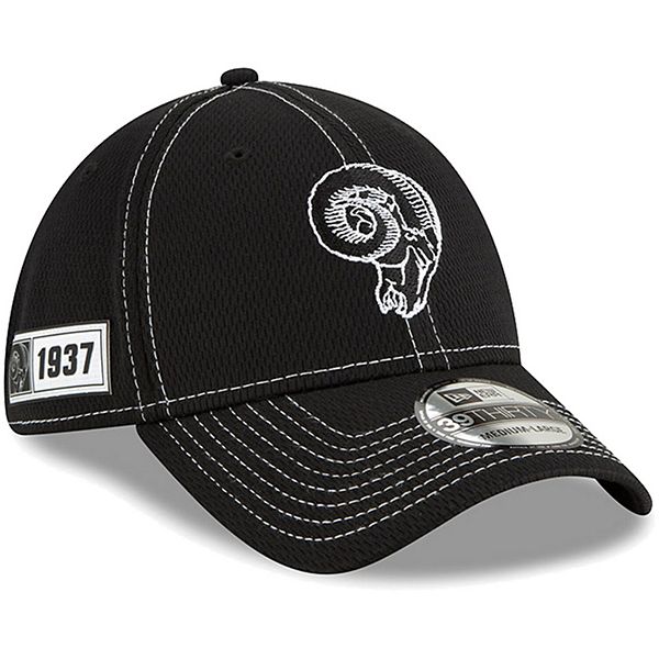 New Era Los Angeles Rams 2019 Official Road Sideline 59FIFTY Fitted Cap 