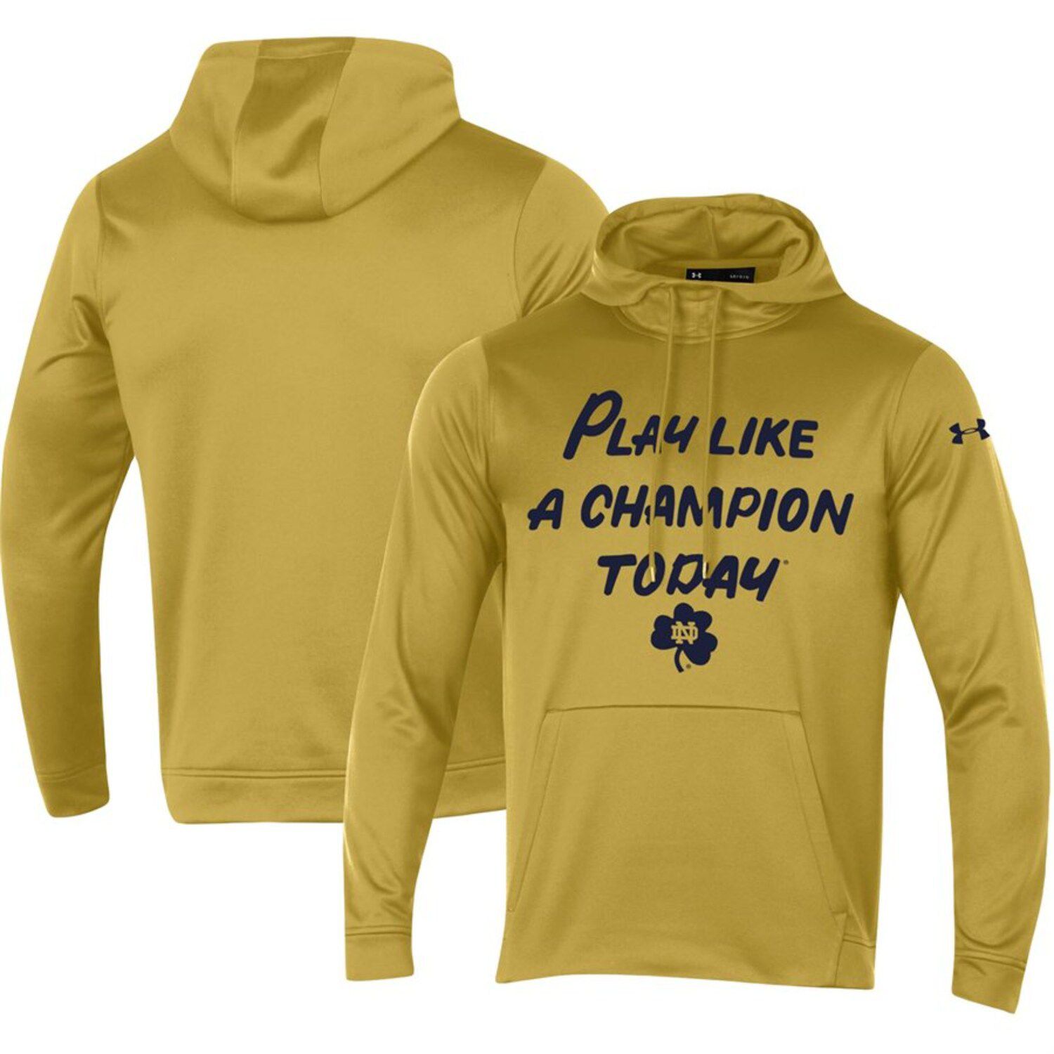 notre dame under armour pullover
