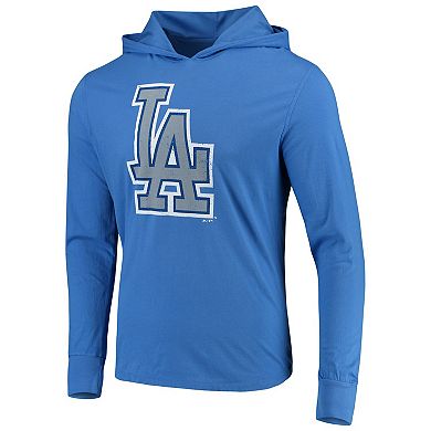 Clayton Kershaw Los Angeles Dodgers Majestic Threads Softhand Long Sleeve Player Hoodie T-Shirt - Royal