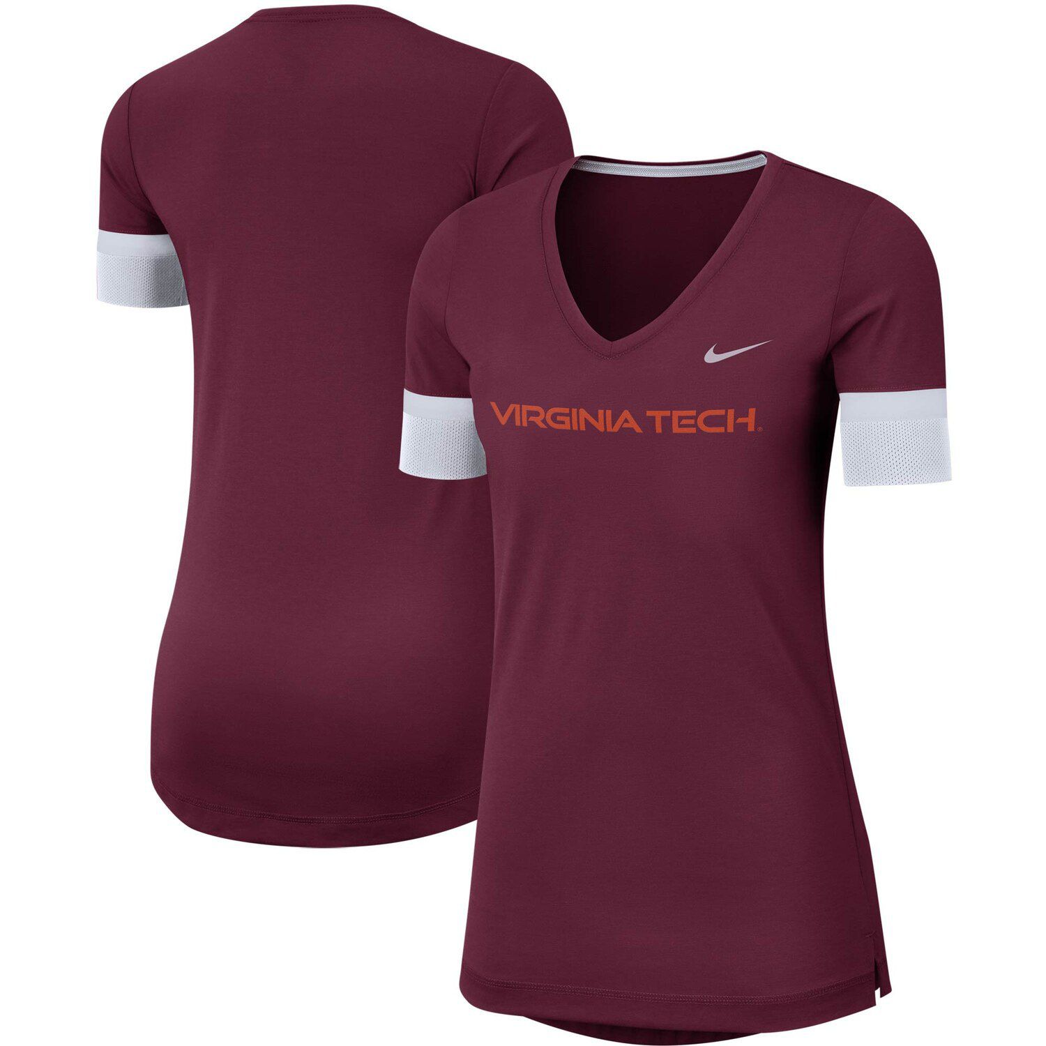 maroon nike shirt women's