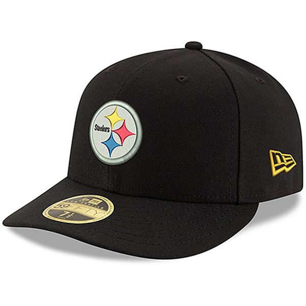 Men's New Era White Pittsburgh Steelers Omaha 59FIFTY Fitted Hat