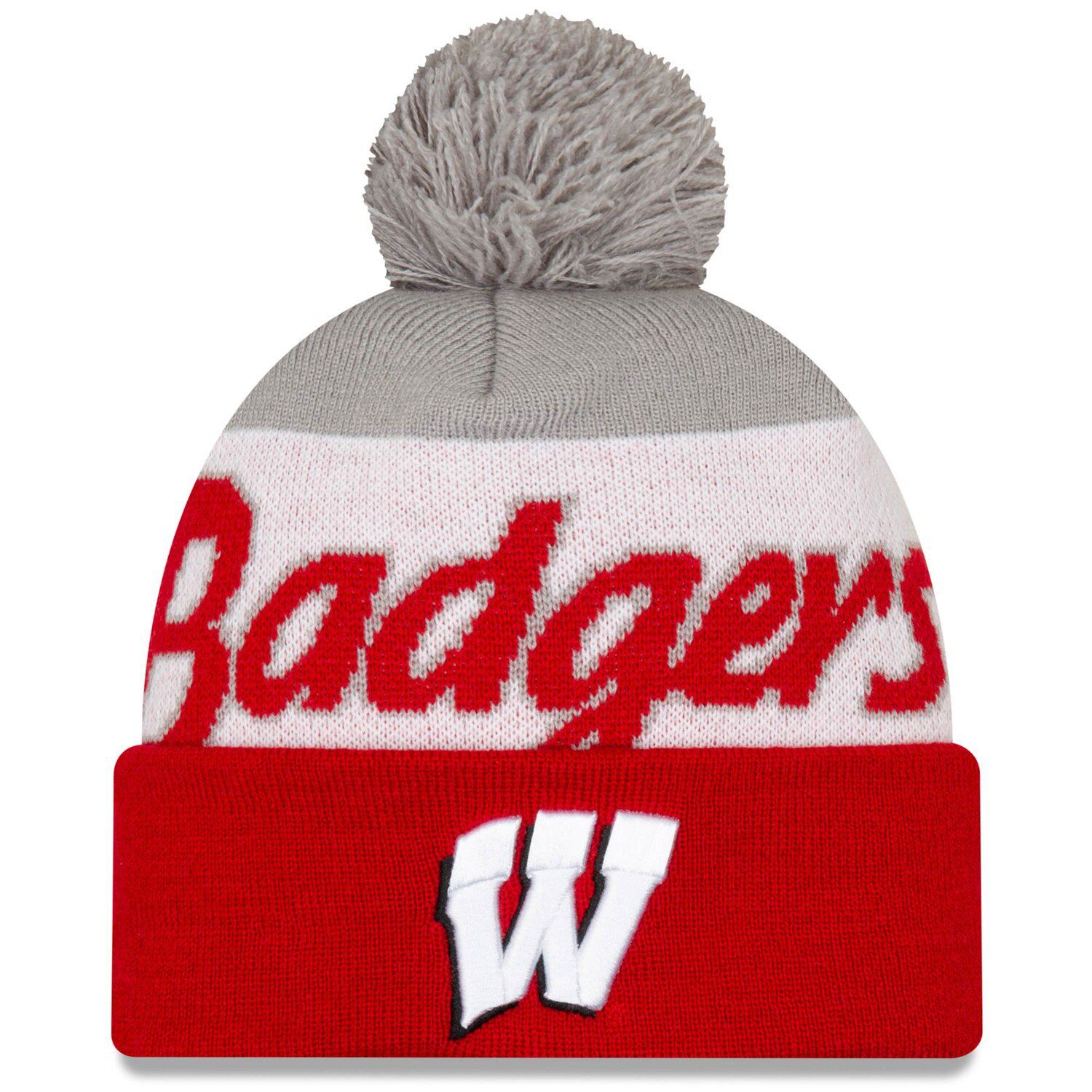 wisconsin badgers knit hat