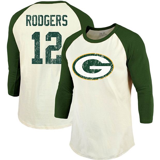 Majestic Aaron Rodgers Green Bay Packers Women's Green Plus Size