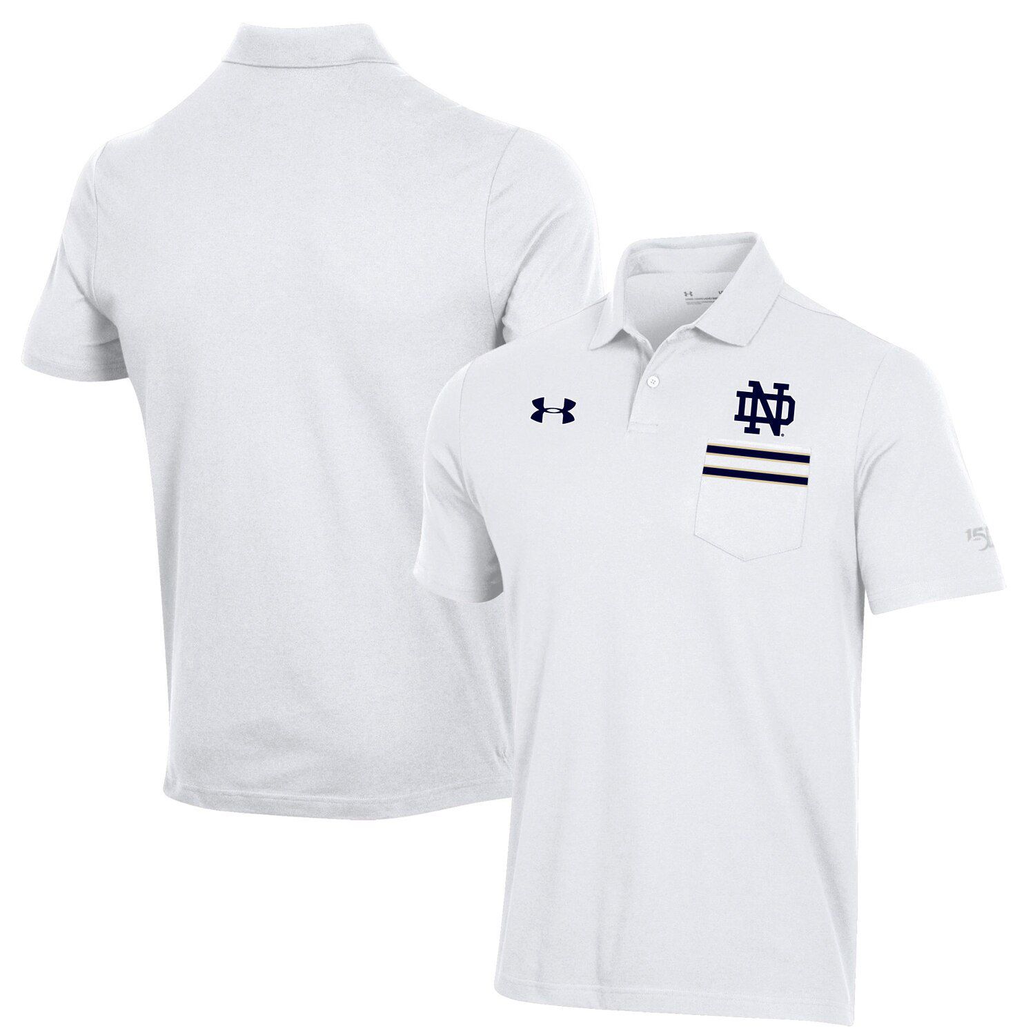 notre dame under armour polo