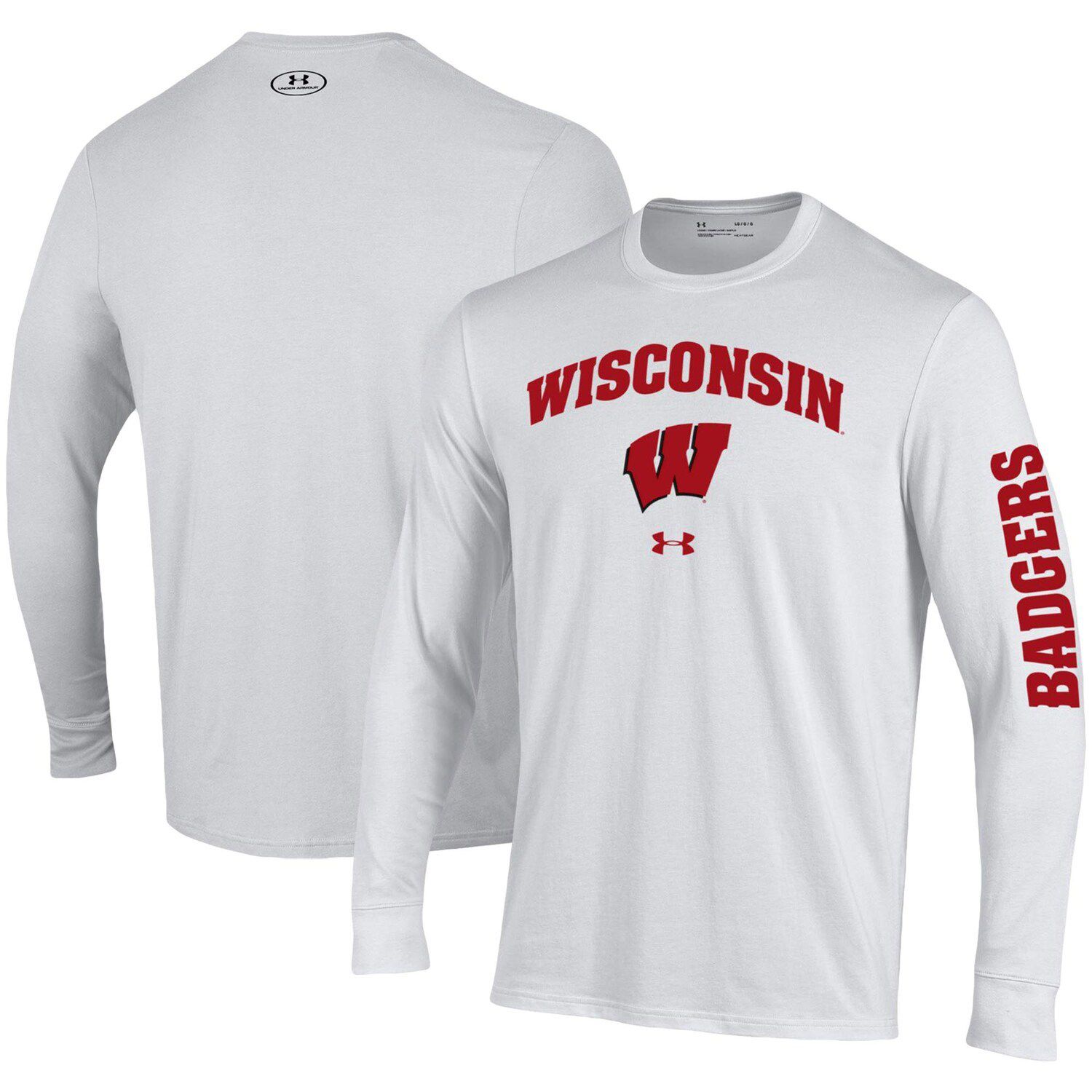 under armour white long sleeve men's