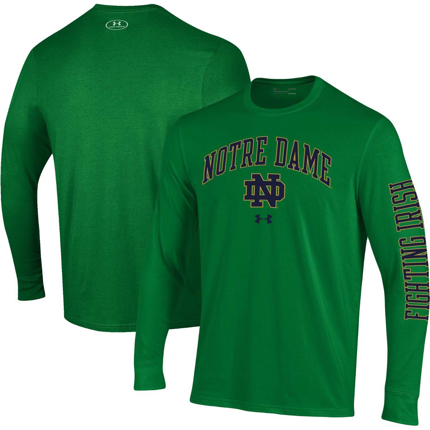 notre dame green under armour shoes