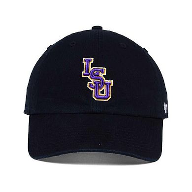 LSU Tigers '47 Clean Up Adjustable Hat - Black