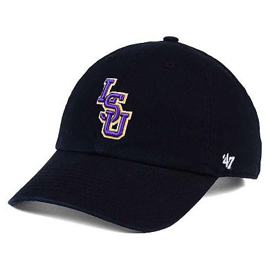 LSU Tigers '47 Clean Up Adjustable Hat - Black