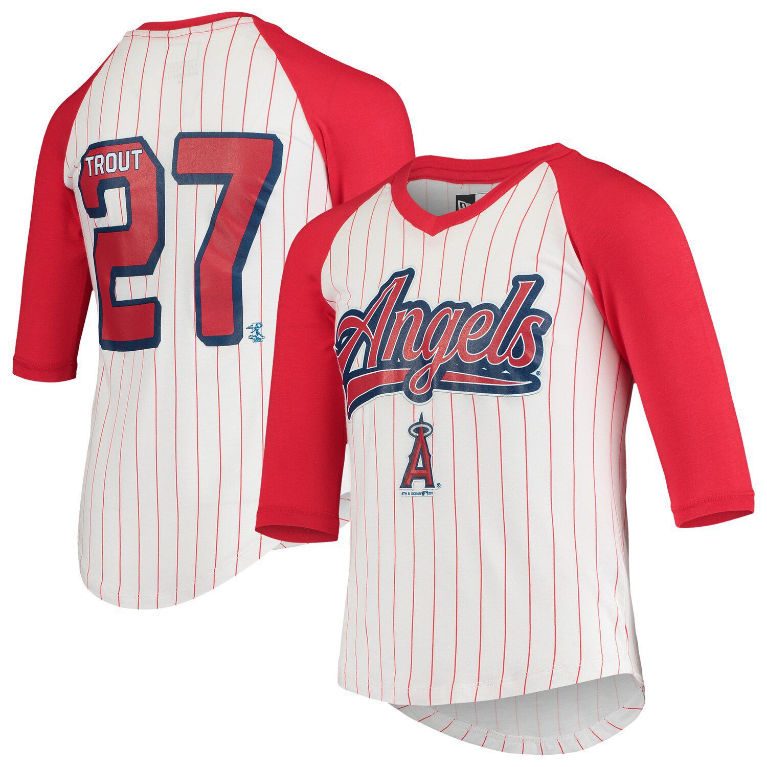 mike trout youth red jersey