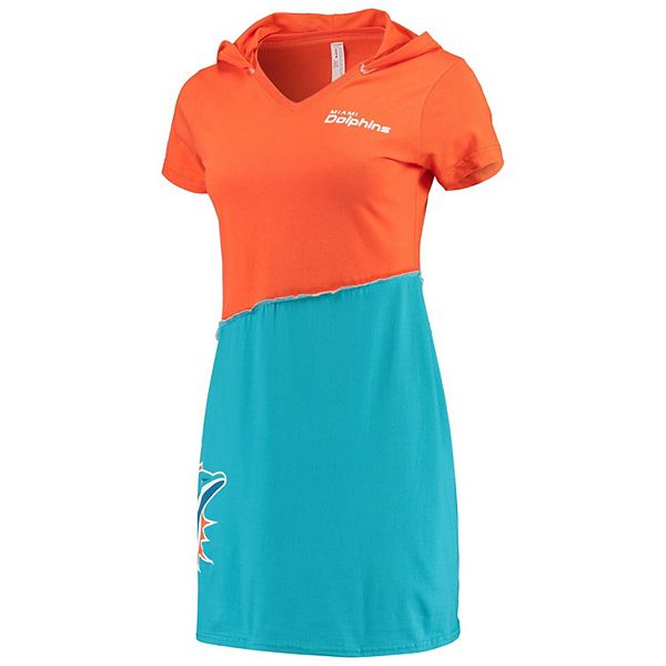 Women's Refried Apparel Aqua Miami Dolphins Sustainable Vintage Tank Dress