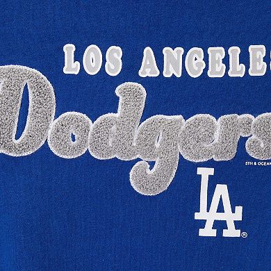 Girls Youth New Era Royal Los Angeles Dodgers Side-Tie Pullover Sweatshirt
