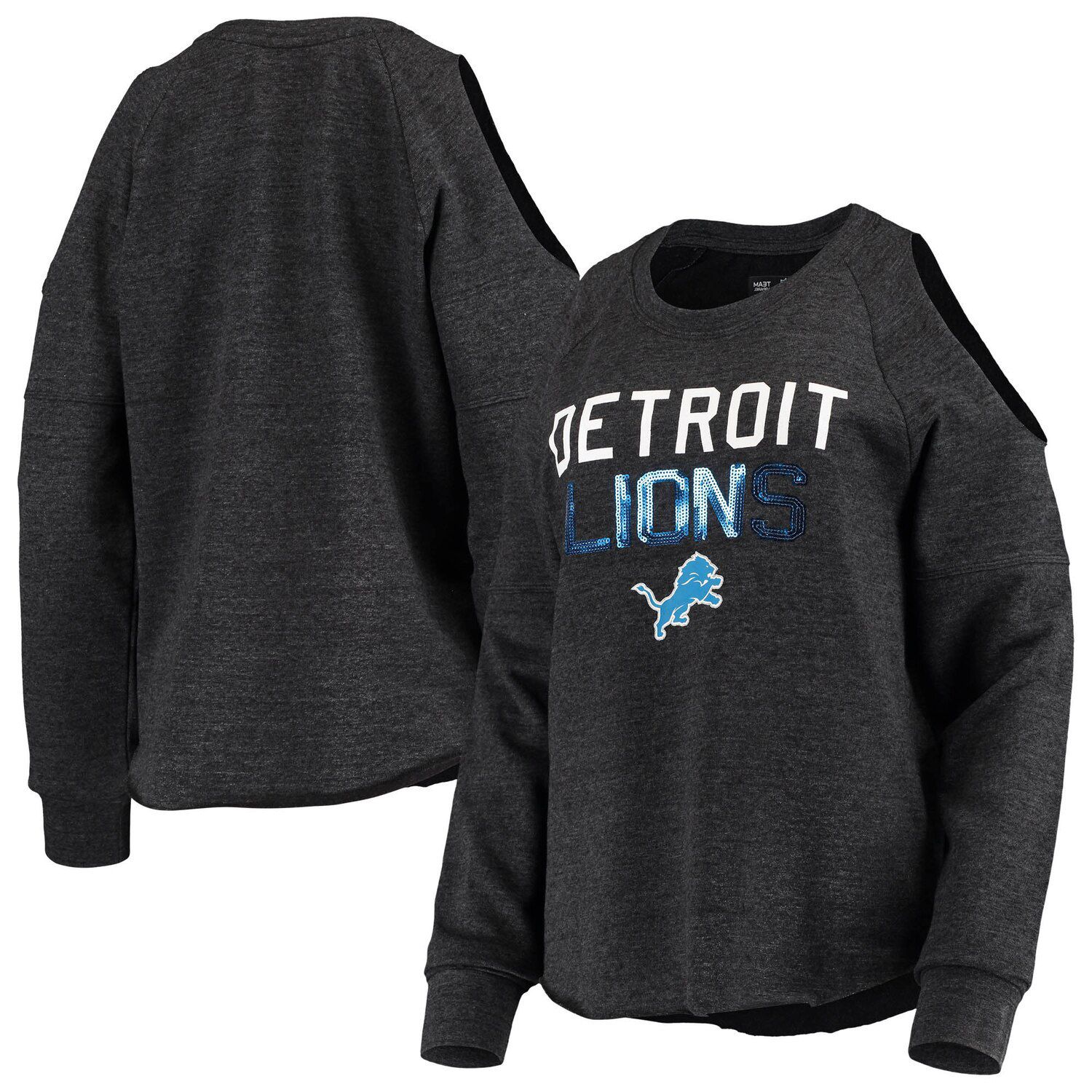 black detroit lions t shirt