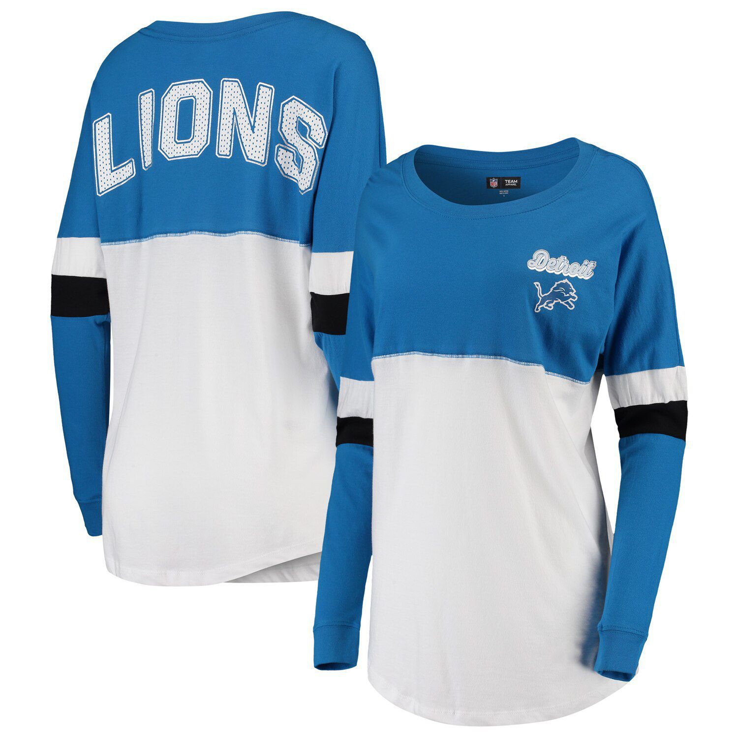 women's detroit lions long sleeve shirt