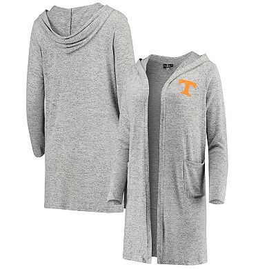 Women's Heathered Gray Tennessee Volunteers Cuddle Soft Duster Cardigan