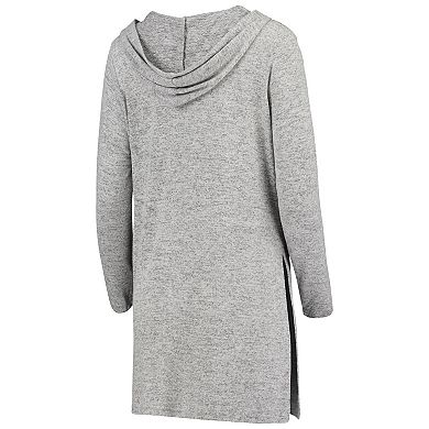 Women's Heathered Gray Auburn Tigers Cuddle Soft Duster Cardigan