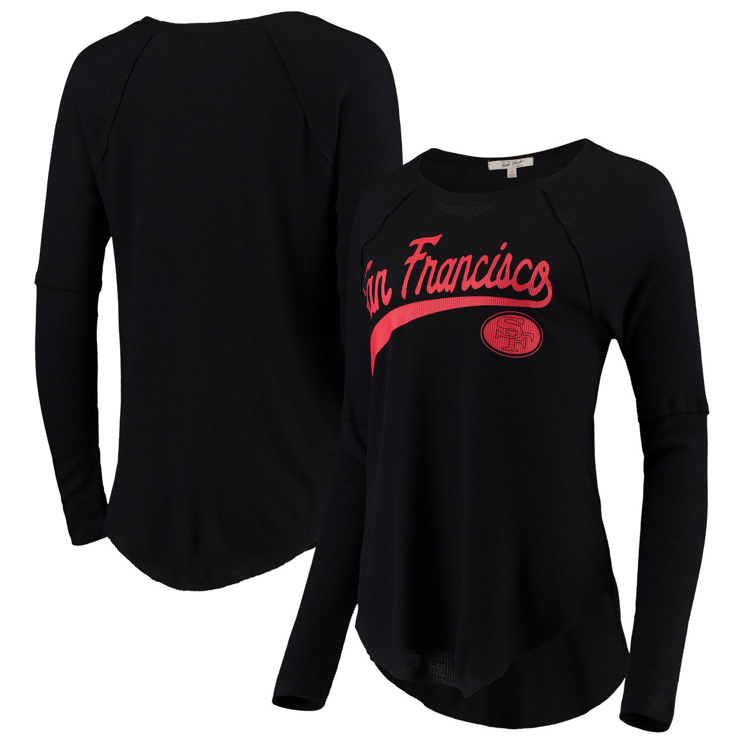 womens black 49ers shirt